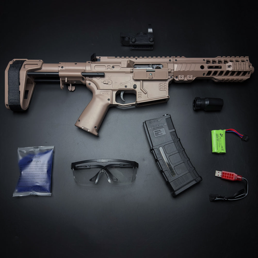 SLR Gel Blaster brown accessories